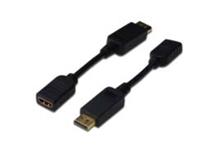 DIGITUS DisplayPort to HDMI Adapter 0.15m - AK-340408-001-S