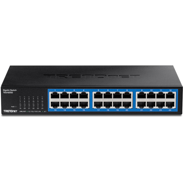 TRENDnet TEG-S25D 24 Port Desktop Switch Gigabit - TEG-S25D