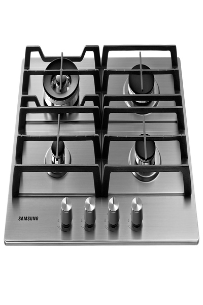 Samsung NA64H3030AS - Stainless steel - Built-in - Gas - Stainless steel - 4 zone(s) - 4 zone(s)