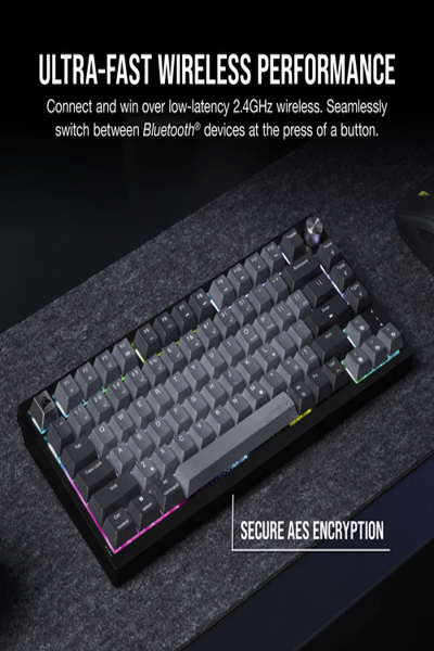 Corsair K65 PLUS TRÅDLÖST tangentbord - CH-91D401L-NA