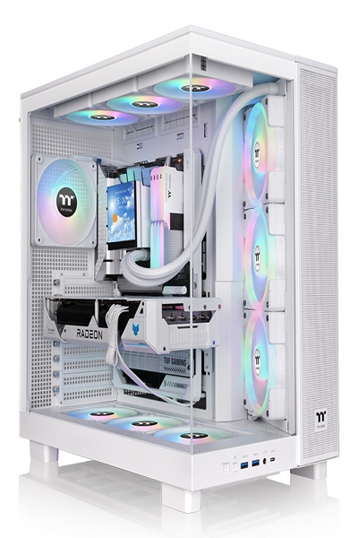 Thermaltake View 380 XL TG ARGB Snow White - Mini Tower - ATX - CA-11E-00M6WN-00