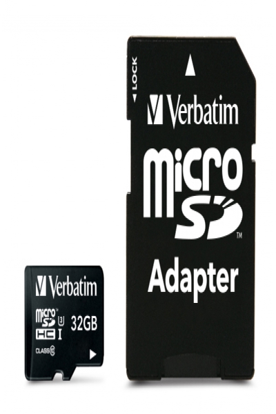 Verbatim PRO - Flash memory card (SD adapter included) - 47041