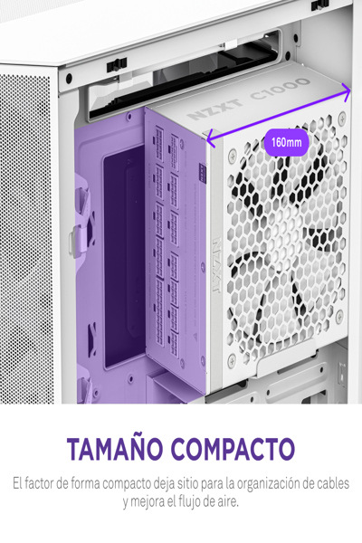 NZXT PSU C Series C1000 Gold white ATX 3 1 1 1 PA-0G2BW-EU - Power Supply - ATX - PA-0G2BW-EU