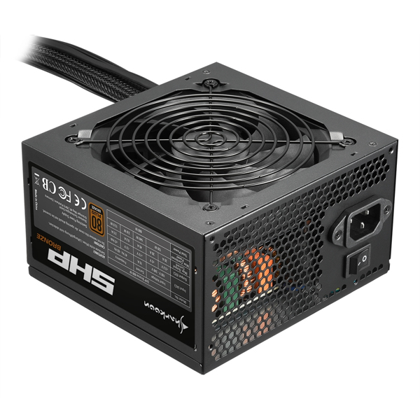 Sharkoon SHP Bronze 600W - Power supply (internal) - 4044951028962