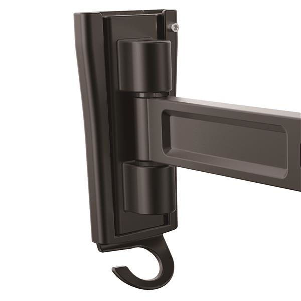 StarTech.com Wall-Mount Monitor Arm - Single Swivel - 15 kg - 33 cm (13") - 68.6 cm (27") - 75 x 75 mm - 100 x 100 mm - Black - ARMWALLS