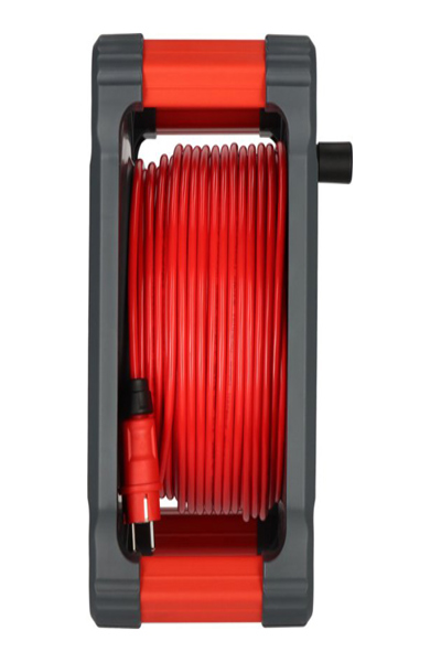 Brennenstuhl 9201500210, Svart, Röd, Plast, 5 AC-uttag, Typ E / F, Rak, 50 m - 9201500210