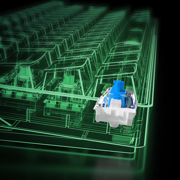 Sharkoon SKILLER SGK50 S4 - Datortangentbord - 4044951033805