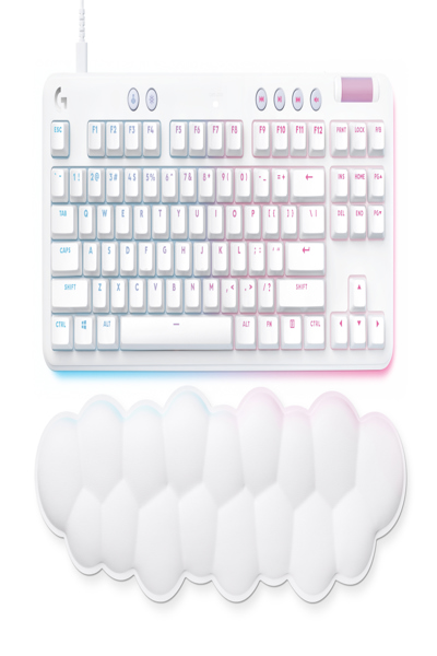 Logitech G G713 - G713 Wireless Keyboard - Wired - USB - Mechanical - AZERTY - RGB LED - White - 920-010416