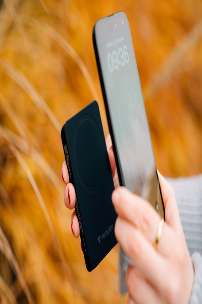 Verbatim Essential Power Bank magn.wirel. schw. 32227 - Rechargable Battery - 32227