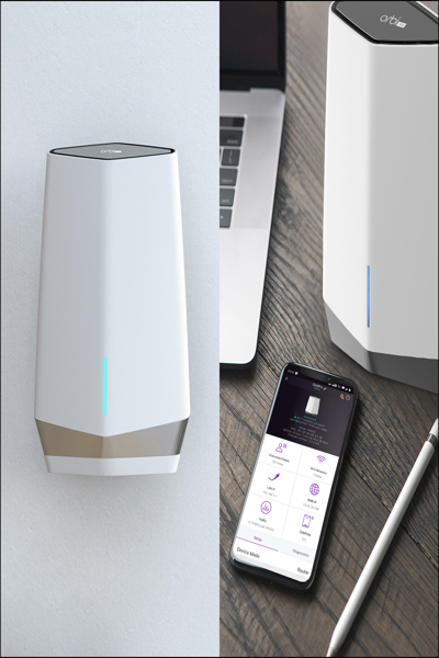 NETGEAR ORBI PRO WIFI 6 TRI-BAND MESH SYSTEM SXK80 - SXK80-100EUS