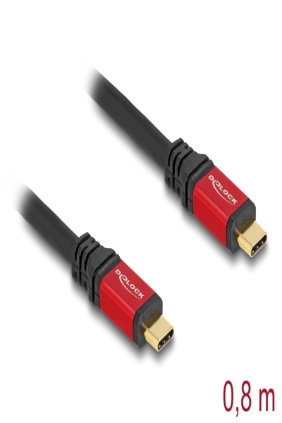 Câble USB Delock - USB-C 24 broches (M) vers USB-C 24 broches (M)