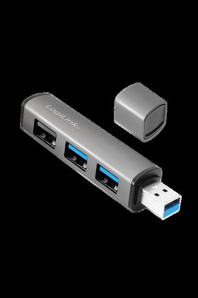LogiLink USB 3.2 3-Port Hub Grå - UA0395