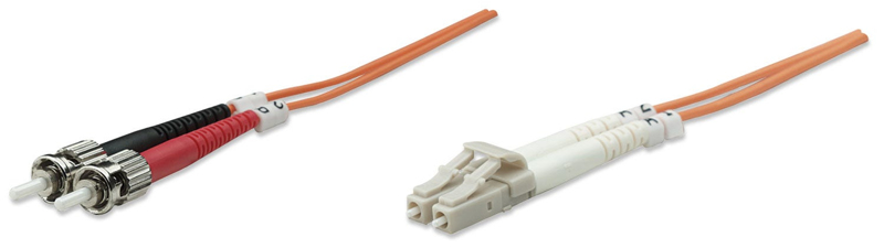 2.00m Intellinet fiber optic duplex connection cable 50/125 µm OM2 - 470414