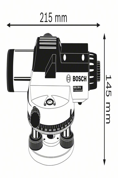 Bosch 0601068401 GOL 20 G 20 GNivelliergerÃƒÂ¤t optisch