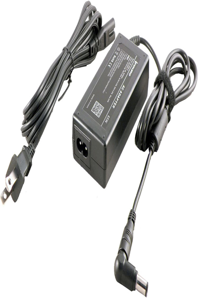 HP AC Adapter: 65W Smart, 110-240V, 19.5V, Black