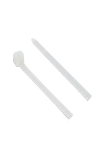 Serre-câbles Delock - 80 cm - blanc (lot de 10)