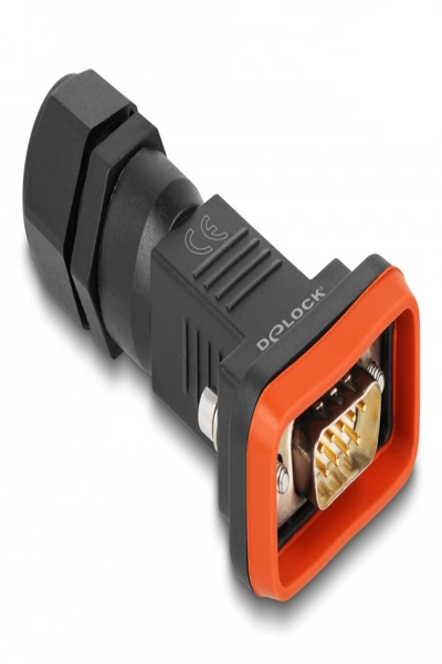 Delock Data connector - DB-9 (M) - 87802