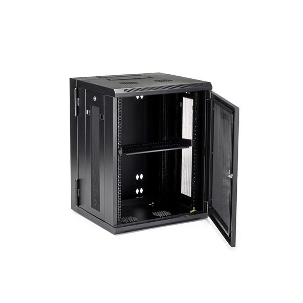 StarTech 15U Wall Mount Server Rack Up to 20in Deep - RK1520WALHM