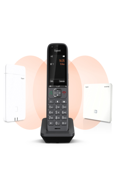 Téléphone DECT Gigaset S700H PRO 500 entrées Anthracite