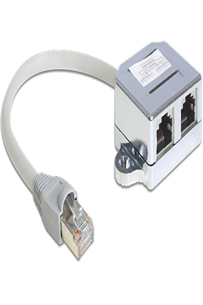 Doubleur de port RJ45 Delock - Répartiteur Ethernet 100Base-TX