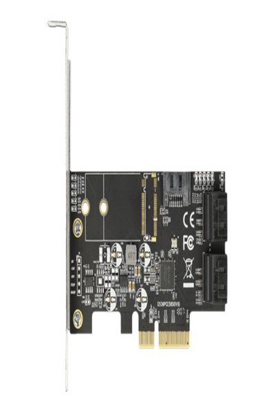 Delock PCI Express Kort x4 > 5 x intern SATA 6 Gb/s - 90395