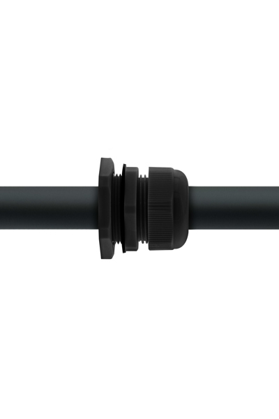 InLine Cable gland - black (pack of 10)