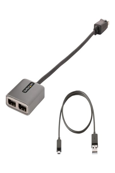 StarTech.com 2-Port DisplayPort MST Hub Dubbel 4K 60Hz - MST14DP122DP