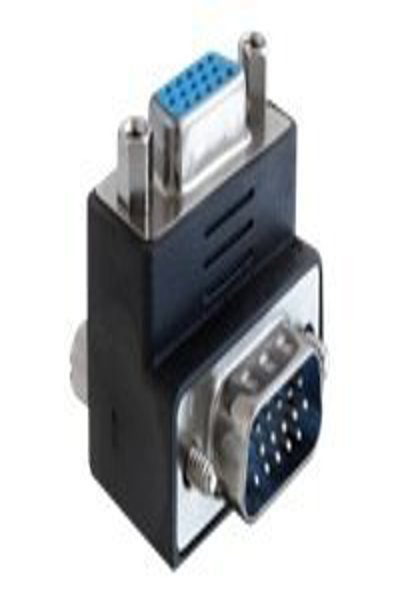 Adaptateur VGA Delock - HD-15 (VGA) (M) vers HD-15 (VGA) (F)