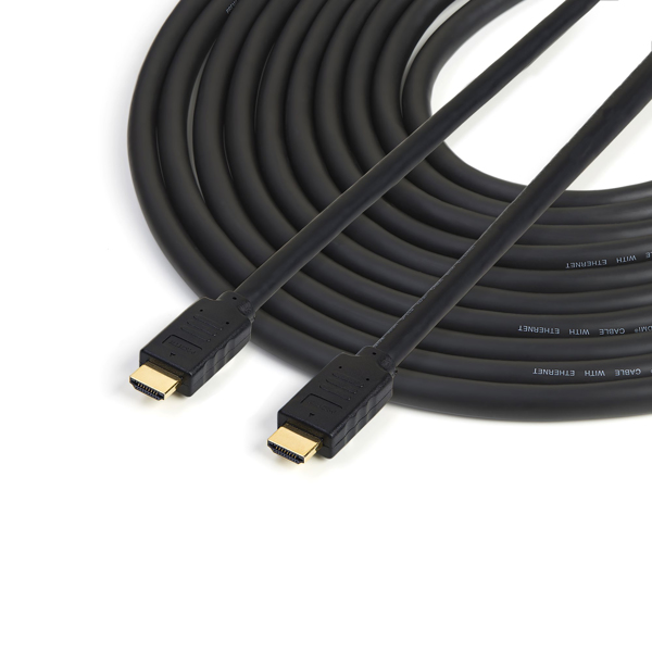 StarTech.com CL2 HDMI Cable - 50 ft / 15m - Active - High Speed - 4K HDMI Cable - HDMI 2.0 Cable - In Wall HDMI Cable with Ethernet (HD2MM15MA) - HDMI-Kabel - 15 m - HD2MM15MA