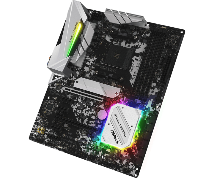 ASRock B450 Steel Legend AM4 Motherboard - 90-MXBA00-A0UAYZ