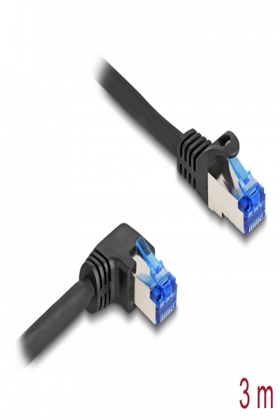 Delock Network cable - RJ-45 (M) right-angled to RJ-45 (M) straight - 80224