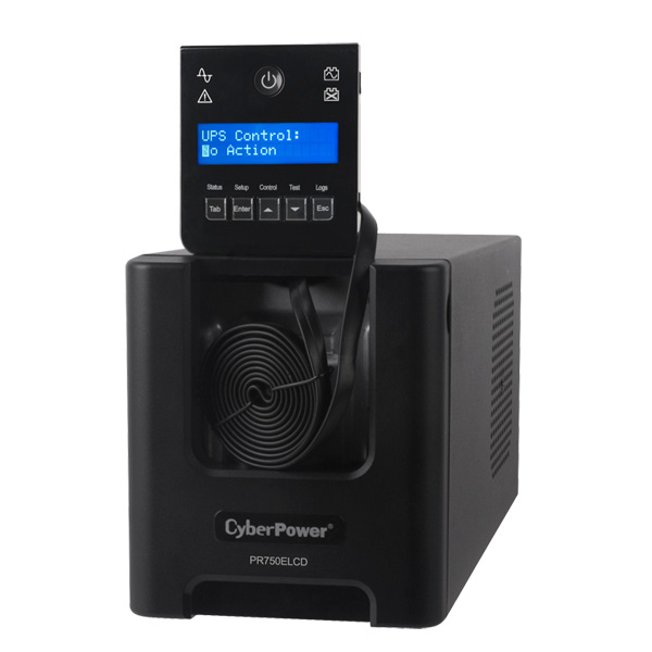 CyberPower Tower UPS PR750ELCD - UPS - 675 Watt - 750 VA - PR750ELCD