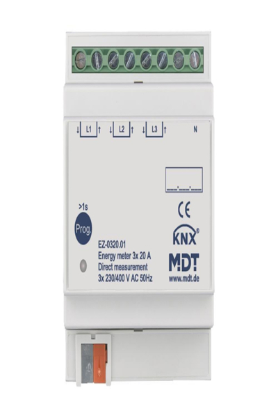 Compteur d'énergie MDT 3 voies 20 A 4TE REG 230/400V AC