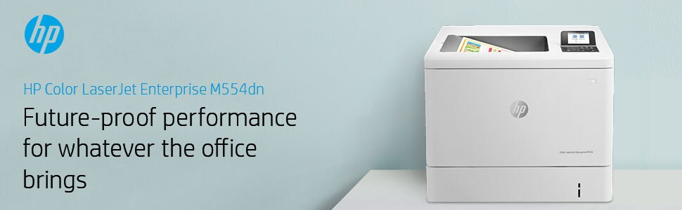 HP Color LaserJet Enterprise M554dn Printer - 7ZU81A
