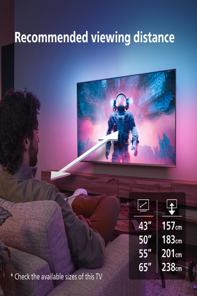 Philips The One 65PUS8909/12, 65", 3840 x 2160 pixels, LED, Smart TV, Wi-Fi, Grey - 65PUS8909/12