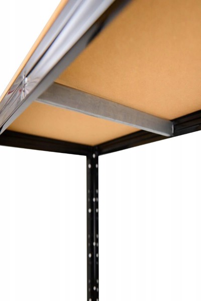 Extralink PRO-0667 Étagère 4 niveaux 180 x 120 x 60 cm, noire, 500 kg