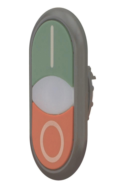 Bouton-poussoir double Eaton 284815 M22S-DDLF-GR-X1/X0
