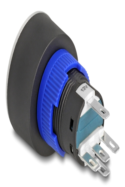 Delock Push Button protruding 22 mm 5 x Solder - 22048