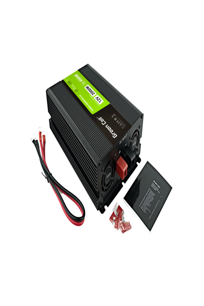 Green Cell PowerInverter LCD 12V to 230V 2000W Car Inverter - INVGC12P2000LCD