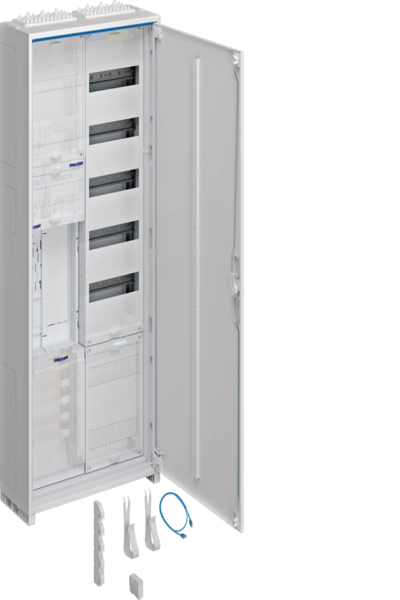 Coffret complet Hager ZB32SEF15 1ZP BKE-I 1100mm 2 baies 5p.