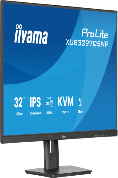 IIYAMA 32" IPS MONITOR USB-C D - XUB3297QSNP-B1