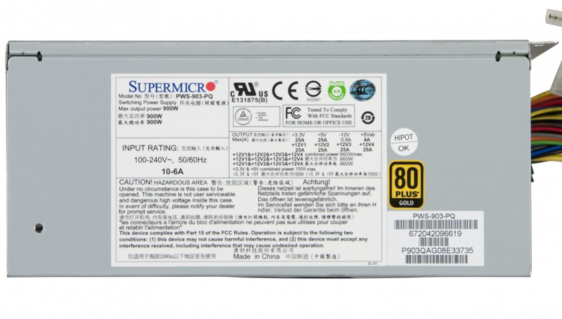SuperMicro PWS-903-PQ Power Supply AC - PWS-903-PQ