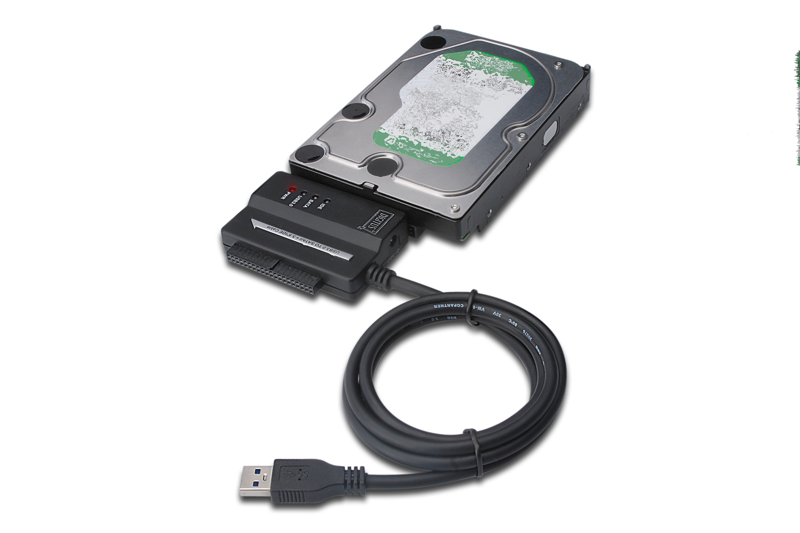 DIGITUS USB3.0 till SATA IDE-adapter - DA-70325