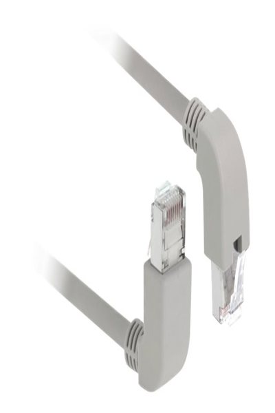 Câble patch Delock - RJ-45 (M) coudé vers le haut vers RJ-45 (M) coudé vers le bas