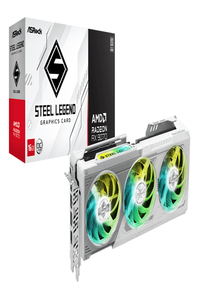 ASRock Steel Legend Radeon RX 9070 16GB OC - 90-GA5EZZ-00UANF