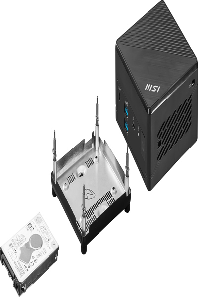 MSI Cubi NUC 1MG-020XDE Core 7 16 Go 512 Go SSD