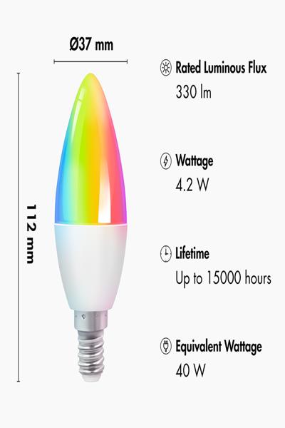 LogiLink Wi-Fi Smart Candle Light Tuya Compatible - SH0119