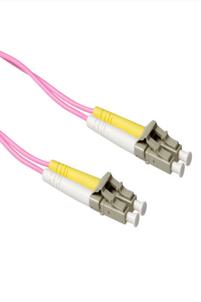 ACT 7 meter LSZH Multimode 50/125 OM4 fiber patch cable duplex with LC connectors - 7 m - OM4 - 2x LC - 2x LC