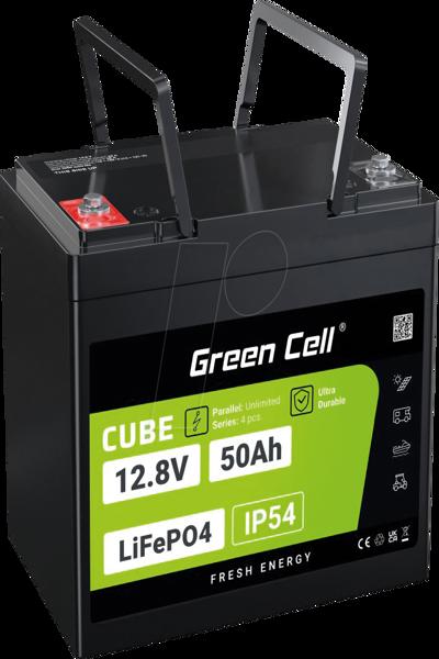 Green Cell LFPGC12V50AH LiFePO4 12V 50Ah 640Wh Battery - LFPGC12V50AH