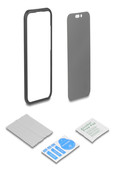 Delock Screen Protector iPhone 17 Privacy Tempered Glass Anti Spy 4 way - 81621